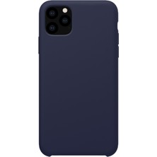 Nilkin Apple iPhone 11 Pro Için Flex Pure Serisi Sıvı Silikon Kılıf - Koyu Mavi (Yurt Dışından)