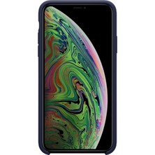 Nilkin Apple iPhone 11 Pro Için Flex Pure Serisi Sıvı Silikon Kılıf - Koyu Mavi (Yurt Dışından)