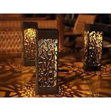 Tazador Dekoratif Solar Güneş Enerjili Bahçe Aydınlatması Yürüyüş Yolu Seti ( 8 Adet )