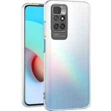 Case 4U Xiaomi Redmi Note 11 4G Kılıf Kamera Korumalı Yumuşak Şeffaf Ince Süper Silikon