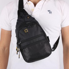 Bagacar Mega Model 1033 Siyah Unisex Body Bag Omuz Çantası