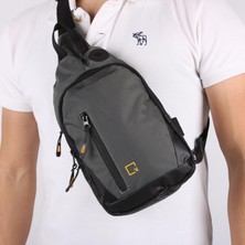 Bagacar Mega Model 1025 Gri Unisex Body Bag Omuz Çantası
