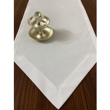 Zeren Home Sıvı Geçirmez Üçgen Runner Beyaz