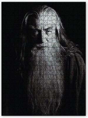 Cakapuzzle Yüzüklerin Efendisi Gandalf 120 Parça Puzzle Yapboz Mdf (Ahşap)