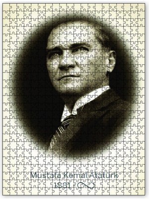 Cakapuzzle Atatürk Sonsuzluk 120 Parça Puzzle Yapboz Mdf (Ahşap)