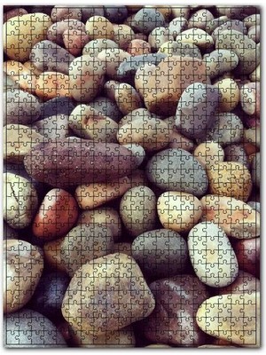 Cakapuzzle Renkli Deniz Taşları 120 Parça Puzzle Yapboz Mdf (Ahşap)