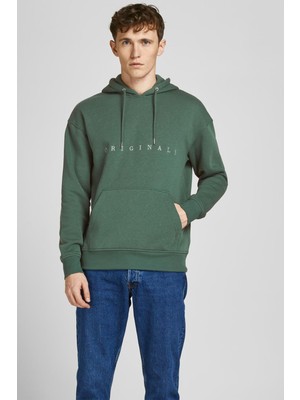 Jack & Jones Erkek Copenhagen Sweatshirt Loopback Relaxed Fıt Hoodie - 12176867
