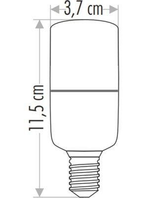 Alcera CT-4092 Cata 9W E14 LED Tüp Ampül Günışığı