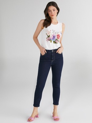 Faik Sönmez Kadın Push Up Jean Pantolon