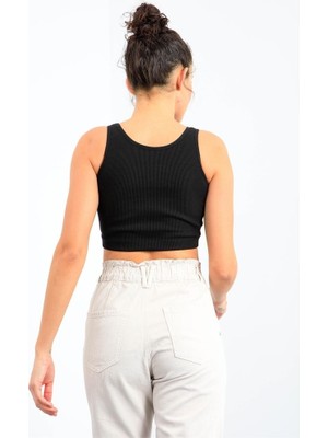 Tommy Life Kadın Crop Top