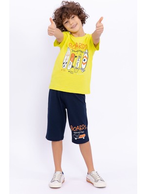 RolyPoly Boards Gangster Limon Sarısı Erkek Çocuk Kapri Takım