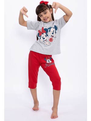 Minnie Mouse  Grimelanj Kız Çocuk Kapri Takım