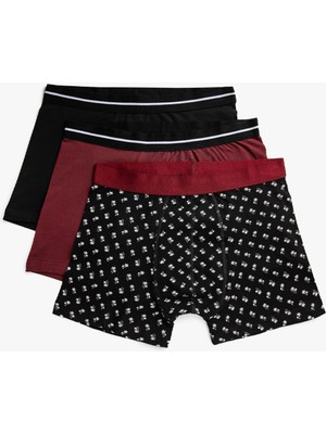 Koton Erkek Pamuklu 3'lü Basic Boxer