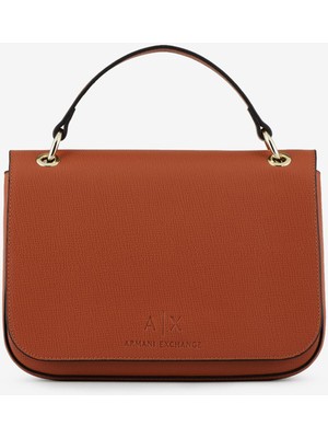 Armani Exchange El Çanta, Standart, Taba
