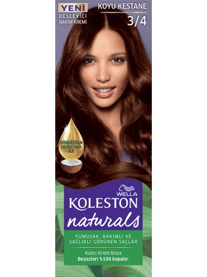 Wella Naturals Saç Boyası Koyu Kestane 3/4