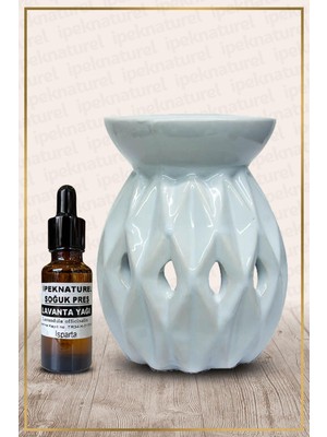 Ananas Buhurdanlık Beyaz ve Lavanta Yağı Setli