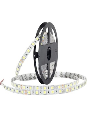 Hazar Led 12 Volt 3 Çipli Beyaz Şerit Led İç Mekan IP20 M/60 Led 5 Metre