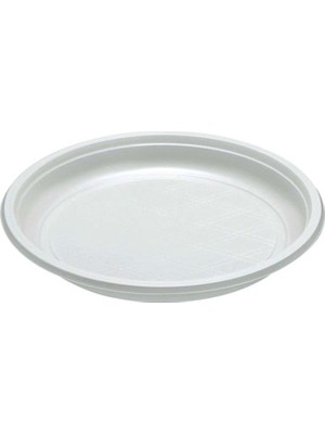 Ofis ve Ofis Tek Kullanımlık Plastik Tabak 17 cm 100'LÜ