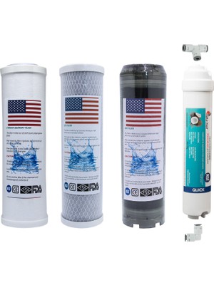 Ihlas Aura Cebilon Compact Açık Kasa Uyumlu 4‘lü Filtre Seti Nsf