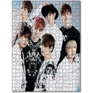 Bts Kore Pop For You Albüm Kapağı 120 Parça Puzzle Yapboz Mdf (Ahşap)