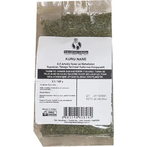 Topraktan Tabağa Kuru Nane 100 gr