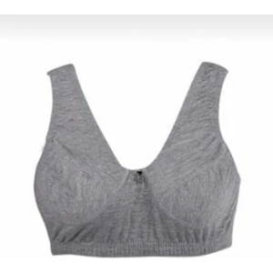 Penye Yarım Atlet  Sütyen Gri (6 Adet)