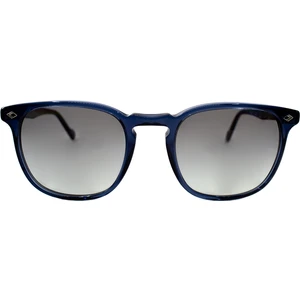 5327-S 276011 51  Unisex Mavi Yuvarlak Çerçeve Güneş Gözlüğü