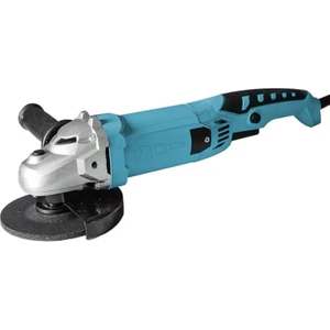 1250w 6 Kademe Devir Ayarlı Çift Metal Dişli Şanzuman Demir Metal Kesme Taşlama Makinesi 125mm Mavi