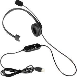 USB Bilgisayar Kulaklık Kablolu Iş Kulak Kulaklık Çağrı Merkezi Pc Dizüstü Sohbeti Için (Yurt Dışından)
