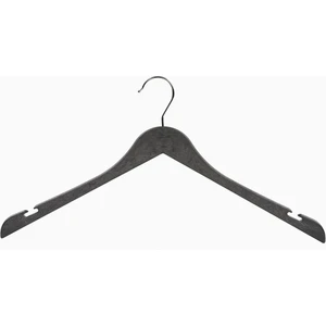 10'lu DBP 45cm Ahşap Görünümlü Dolgulu Plastik Üst Grup Askısı