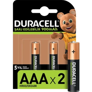 1,2V Duracell Pil 2 Adet
