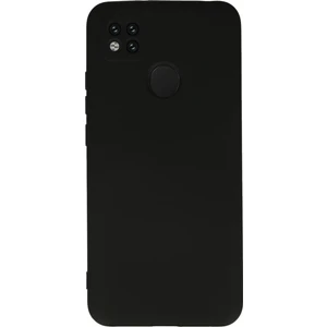Kzy Xiaomi Redmi 9c Kapak Kamera Korumalı Içi Kadife Lansman Silikon Kılıf - Siyah