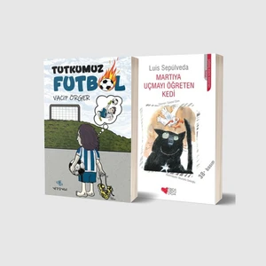 Tutkumuz Futbol - Martıya Uçmayı Öğreten Kedi 2 Kitap Set