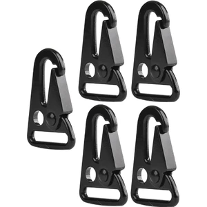 5 Adet Taktik Dişli Klipler Anahtarlık Tutucu Taktik Kemer Keepers Carabiner (Yurt Dışından)