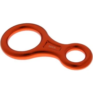 2 Adet Güvenlik 35KN Alüminyum Şekil 8 Rappelling Descender Tırmanma Cihazı Turuncu (Yurt Dışından)