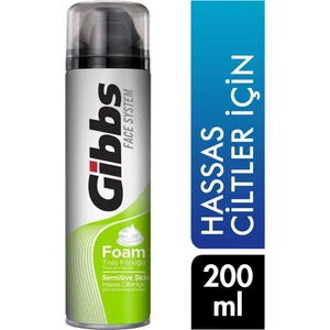 Gibss Gibbs Tıraş Köpüğü 200 ml Hassas Ciltler Için 8690506409852  Tıraş Köpük ve JGibbs