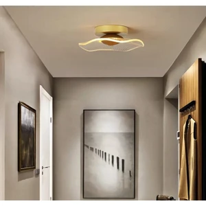 Luxury Exclusive Plafonyer Tavan LED Avize Jellyfish Gold Sarı Ledli Avize BURENZE2022-4