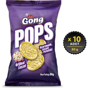 Gong Pops Misir Patlağı 80 g x 10 Adet