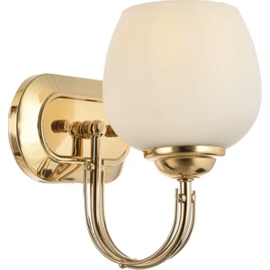 Lamore Home Dicle Opal Camlı Tekli Sarı Aplik