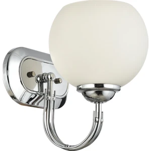 Lamore Home Dicle Opal Camlı Tekli Krom Aplik