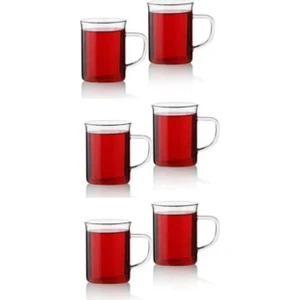 6'lı Isıya Dayanıklı Cam Bardak 200 ml CAM-400289
