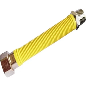 Kas Makaronlu Paslanmaz Sayaç Bağlantı Flex 20 cm Yeni Tip