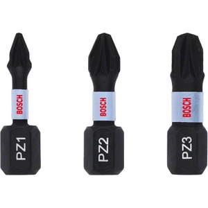 Impact Yıldız Bits Uç PZ1/2/3X25 mm 3'lü 2608522471