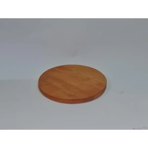 Tekerleksiz Yuvarlak Ahşap Saksı Altlığı Damacana Tüp Saksı Sehpası 30CM