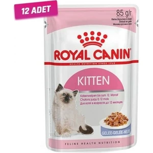Royal Canin Kitten Jelly Pouch Yavru Kedi Maması 85 Gram 12'li