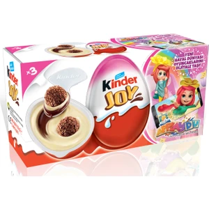 Kinder Joy Yumurta Çikolata Kızlar 3’lü