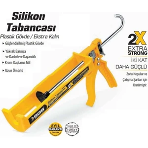 Silikon Tabancası Plastik Gövde Ekstra Kalın