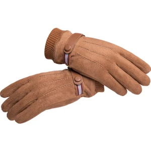 Kışlık Erkek Kaymaz Dokunmatik Ekran Eldivenleri