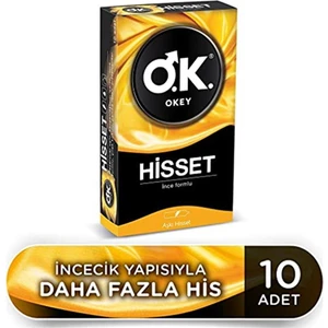 Okey Hisset 10'Lu Prezervatif 1 Paket  Prezervatif