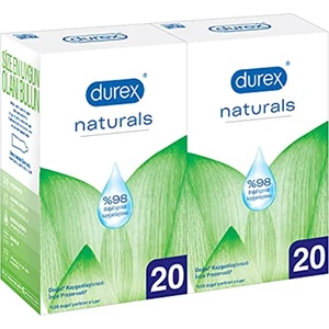 Naturals 40'Lı Prezervatif, 1 Paket(1 X 40 Adet)  Prezervatif